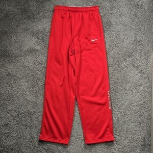 Nike Red Therma-Fit Pants Ohio State Buckeyes Branding EUC size small